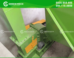 Máy băm gỗ có kết cấu chặt chẽ