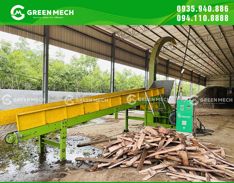 Bố trí khu vực xử lý phế phẩm gắn với hoạt động thu gom và vận chuyển trong xưởng.