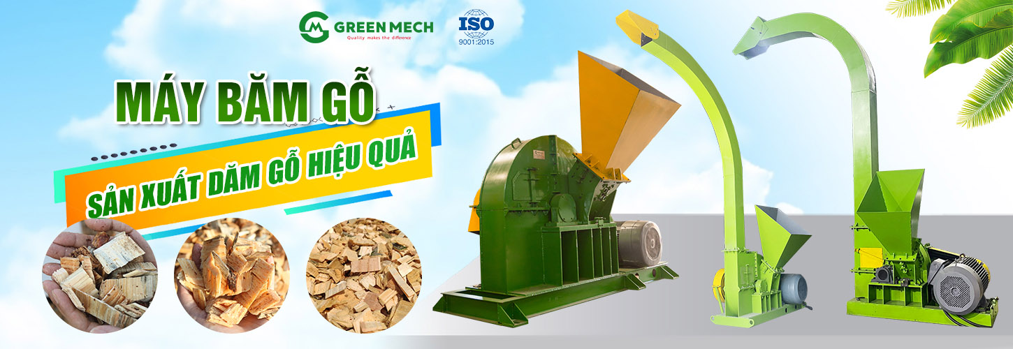 Máy băm gỗ GREEN MECH