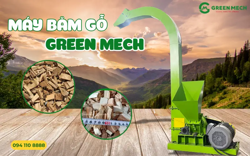 Công nghệ mới trong máy băm gỗ GREEN MECH