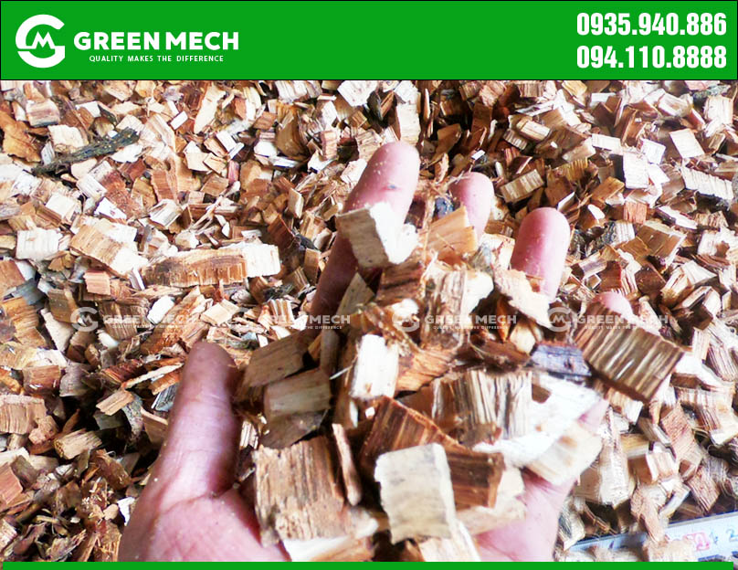 Dăm gỗ đạt chuẩn được kiểm soát bởi công nghệ mới trong sản xuất dăm gỗ