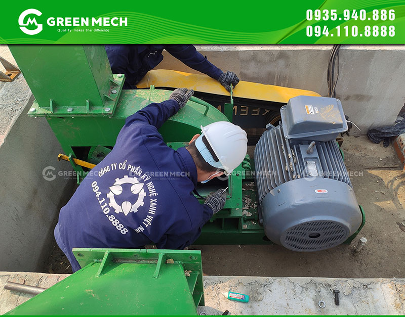 GREEN MECH thường hỗ trợ xây dựng lịch kiểm tra định kỳ, phân tích độ mòn dao băm, hướng dẫn tra dầu vòng bi đúng chu kỳ, cân chỉnh mâm băm,...