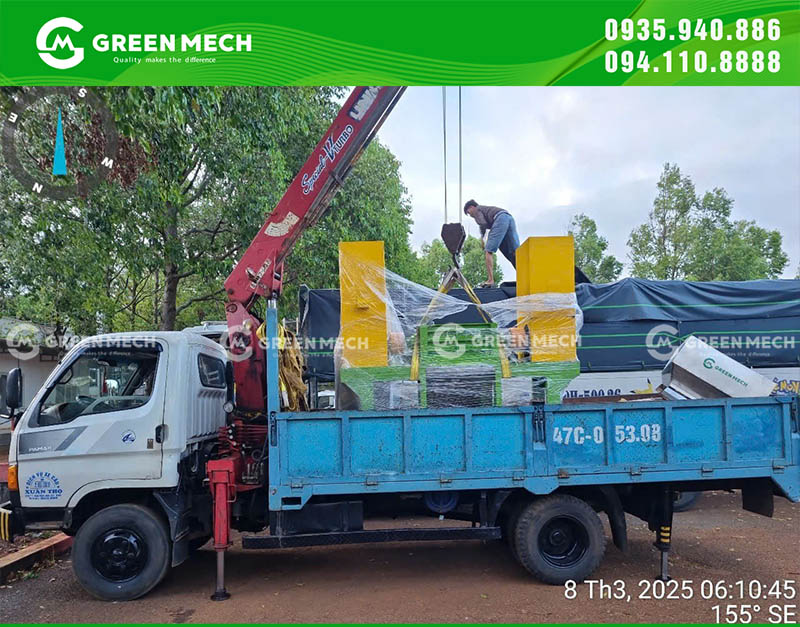Chuyển giao máy nghiền 2 trục công suất cao ở Đắk Lắk tại Bệnh viện Y Dược