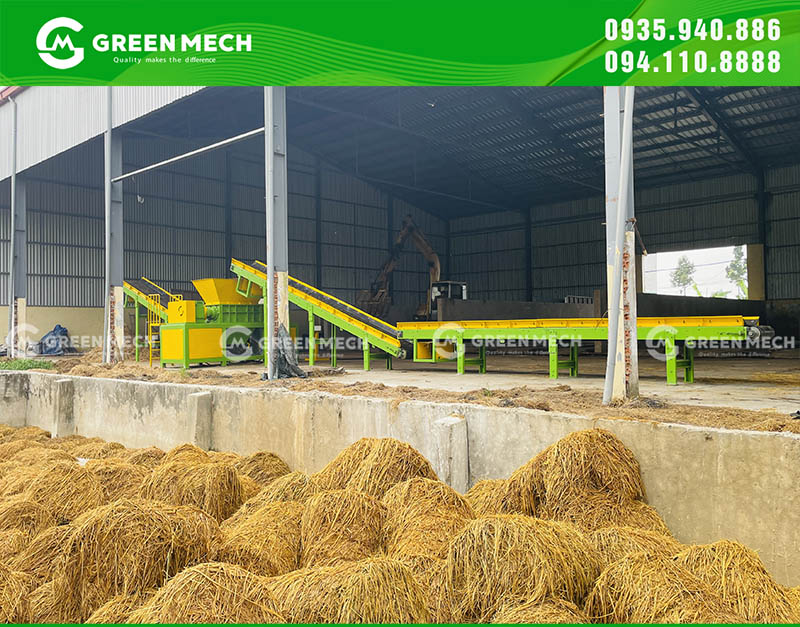 Máy nghiền rơm công suất lớn chất lượng và hiệu quả