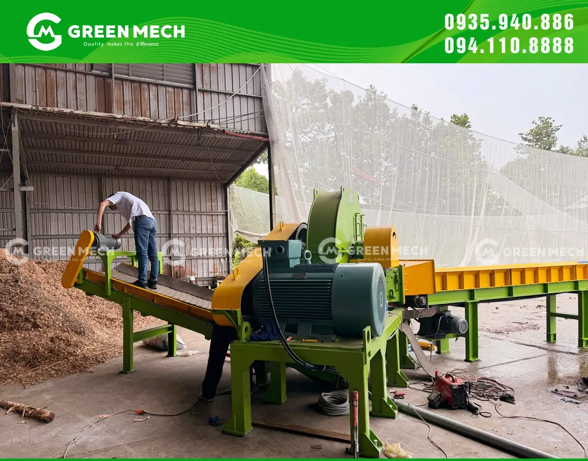 Cả hai dòng máy băm gỗ GREEN MECH đều sử dụng chung nguyên lý cắt và cùng tiêu chuẩn động cơ phù hợp với từng dải công suất